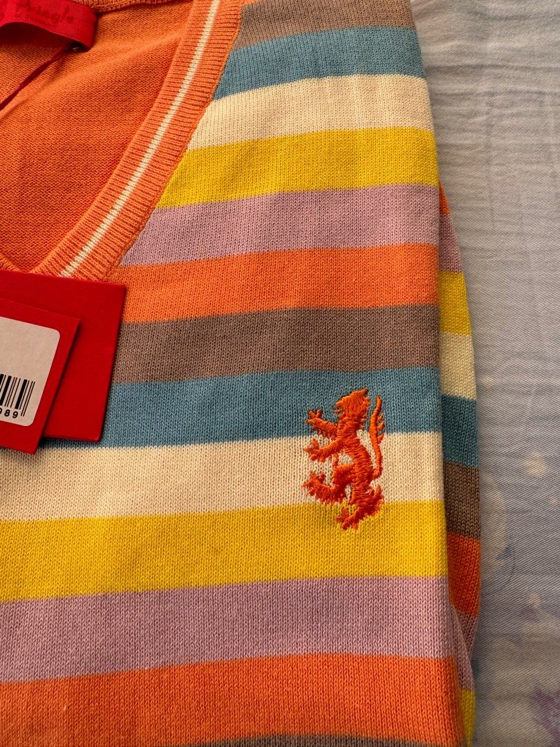 Orange pullover sweater deals