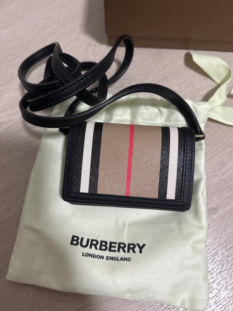 Burberry Jessie Striped Mini Wallet Bag Luxury Bags Wallets on Carousell