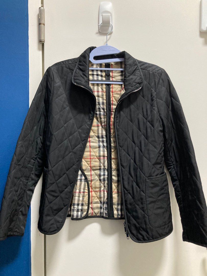 Burberry quilted jacket zipper outlet