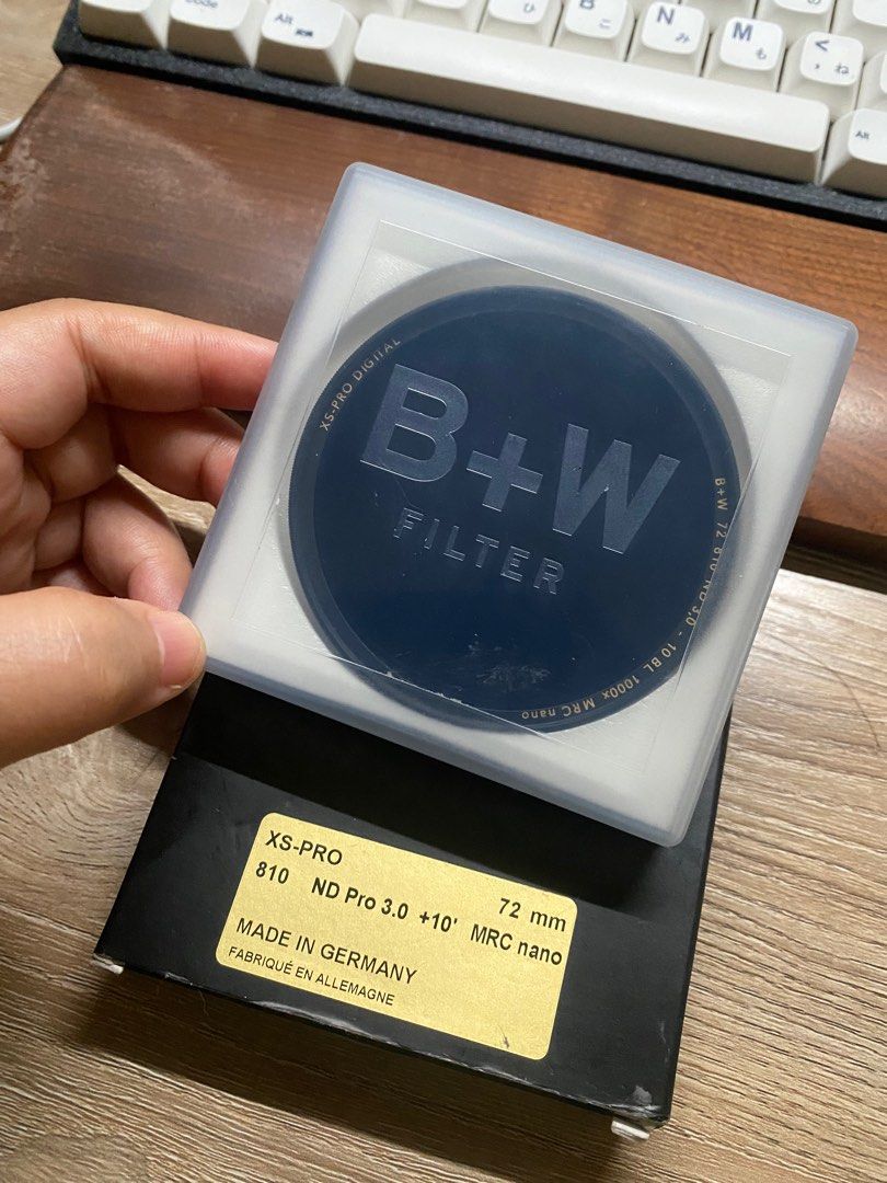 B+W 810 ND Lens Filter 72mm (Category: Cameras) located in Cagayan de Oro. Submitted by kpauf (Listing ID 1312864138, Image 1). Description: B+W ND lens filter 10 stops 72mm Original price 8,000 at B&H Photo Never used. Good as brand new. Wrong filter size for my lens..