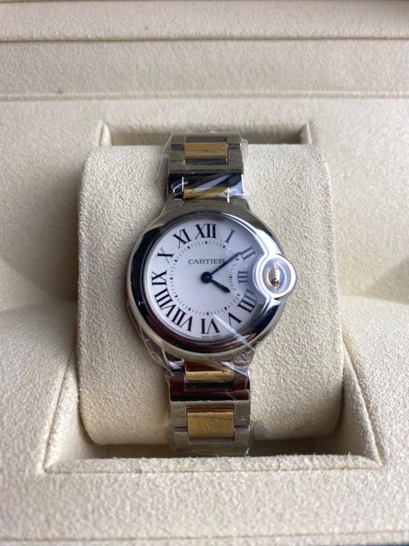 Cartier Ballon Bleu Two Tone Rose Gold Women s Fashion Watches Accessories Watches on Carousell