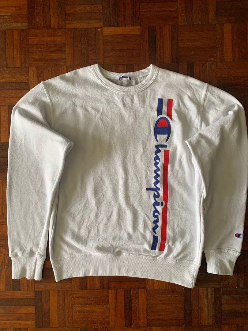 CHAMPION SPELLOUT SWEATSHIRT Men s Fashion Tops Sets Tshirts Polo Shirts on Carousell
