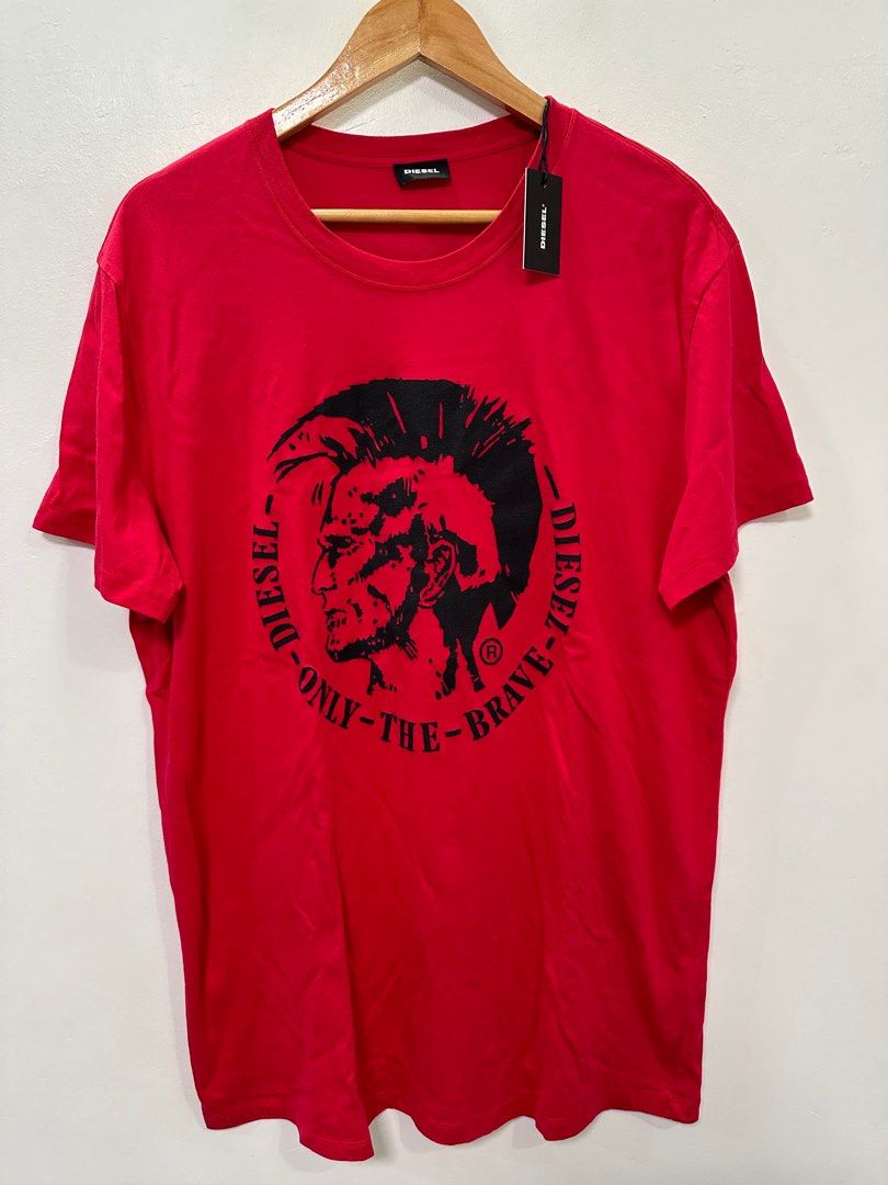 DIESEL | Mohawk Logo Tee (Category: Tshirts & Polo Shirts ) located in Lapu Lapu. Submitted by nervecloset (Listing ID 1312955905, Image 1). Description: DIESEL | Mohawk Logo Tee XXL on tag W = 22 inches L = 31 inches Brandnew with tag 1650 + sf.