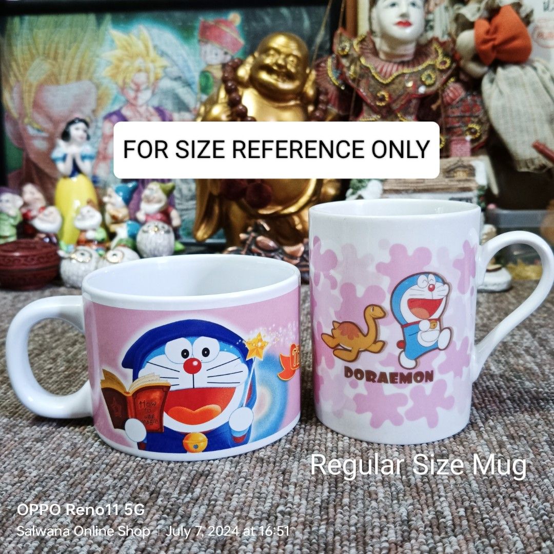 DORAEMON CERAMIC MUG 300ML (Category: Coffee & Tea Tableware) located in Mabalacat. Submitted by salwanaonlineshop (Listing ID 1312974397, Image 2). Description: DORAEMON FUJIKO-PRO CERAMIC MUG 300ML • JAPAN SURPLUS 🇯🇵 Like New 🇯🇵 300ml Capacity 🇯🇵 Makapal 🇯🇵 No issue 🇯🇵 Japan Source 🇯🇵 ₱360 🛒 Follow us on S.H.O.P.E.E and L.A.Z.A.D.A at SALWANA ONLINE SHOP for more rare, vintage, collectible, unique surplus items! 🚩 Loc: Mabalacat, 