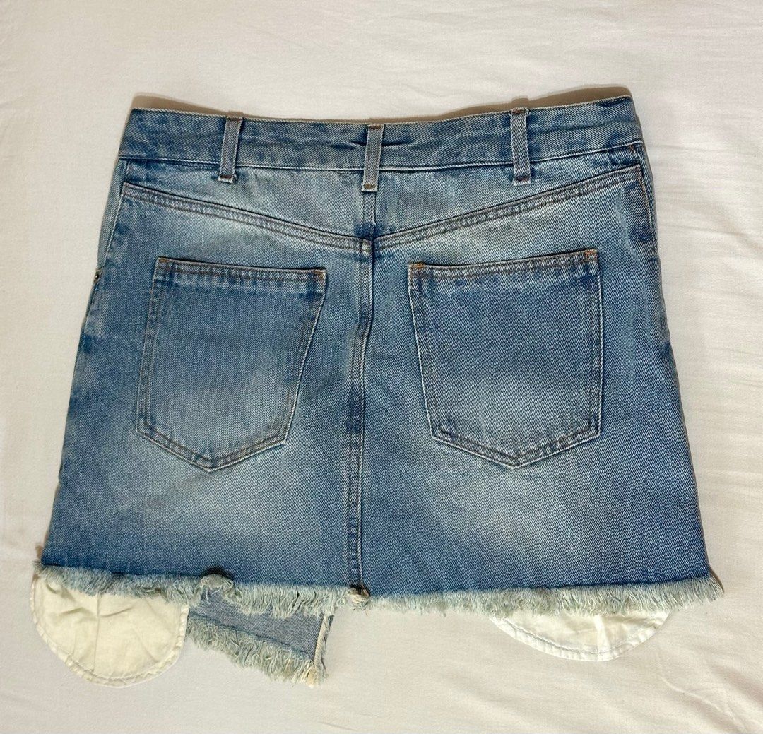 法國設計師品牌EGONLAB SS23 Wrapped Denim Skirt, 他的時尚 法國設計師品牌EGONLAB SS23 Wrapped Denim Skirt, 他的時尚