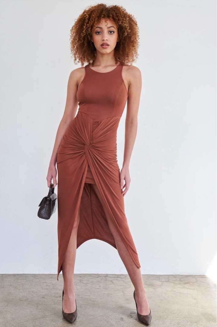 Fashion nova knot dress outlet