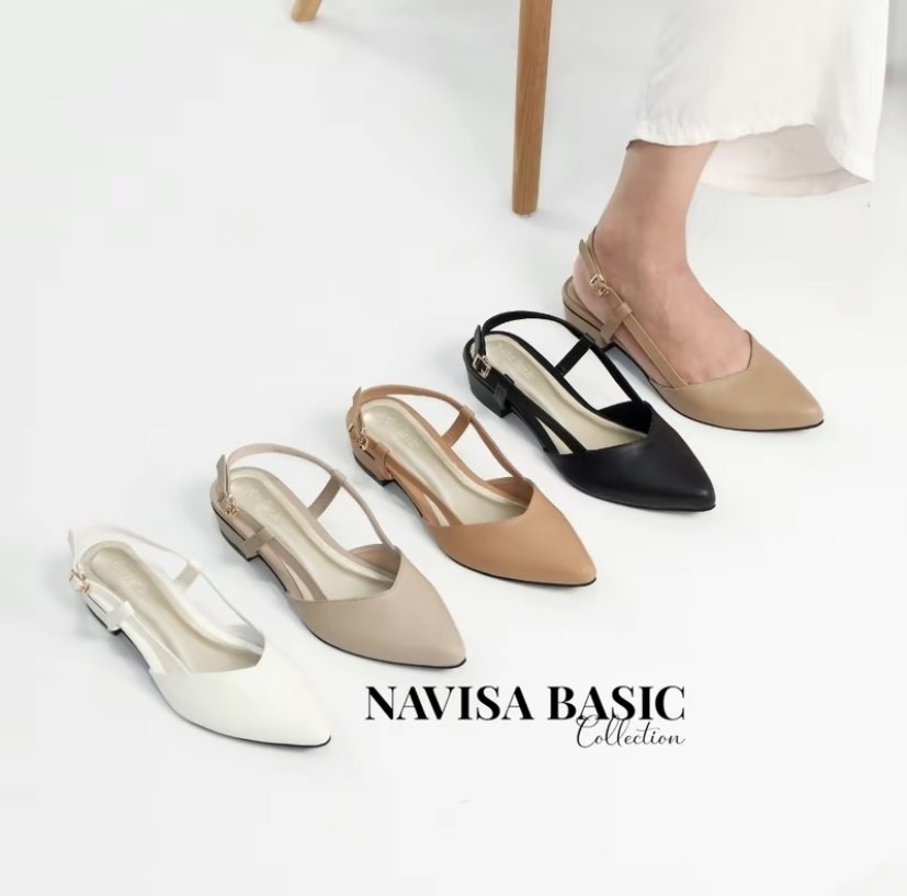 flatshoes putih heels mules wanita hak cm navisabasiccollection