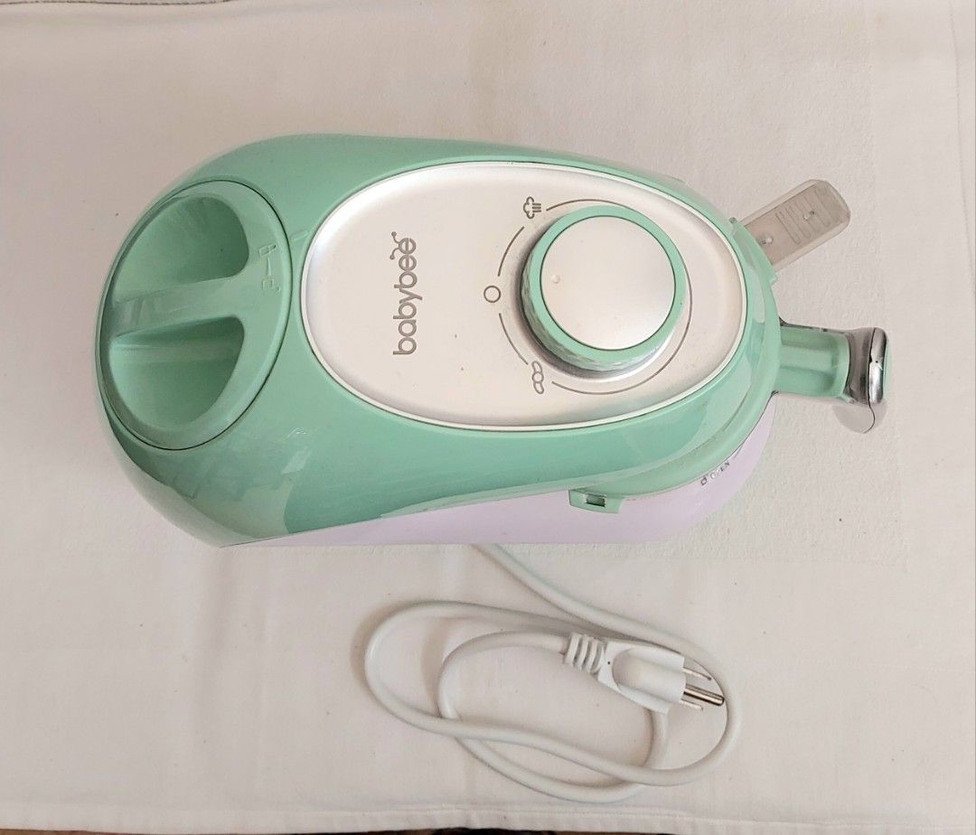 FOOD PROCESSOR - BABY BEE (Category: Weaning & Toddler Feeding) located in Rodriguez. Submitted by grace4marl (Listing ID 1312895474, Image 2). Description: • Food Processor Model BB-889M • 4 Easy steps to use: - steam - stir - pulse - disinfect, clean • Used for a few months only. • Good condition..