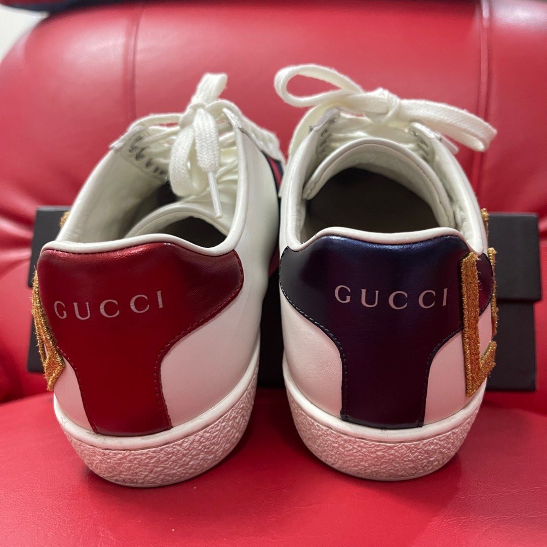 G36 Gucci Ace LOVED 100 AUTHENTIC pre loved Women s Fashion Footwear Sneakers on Carousell