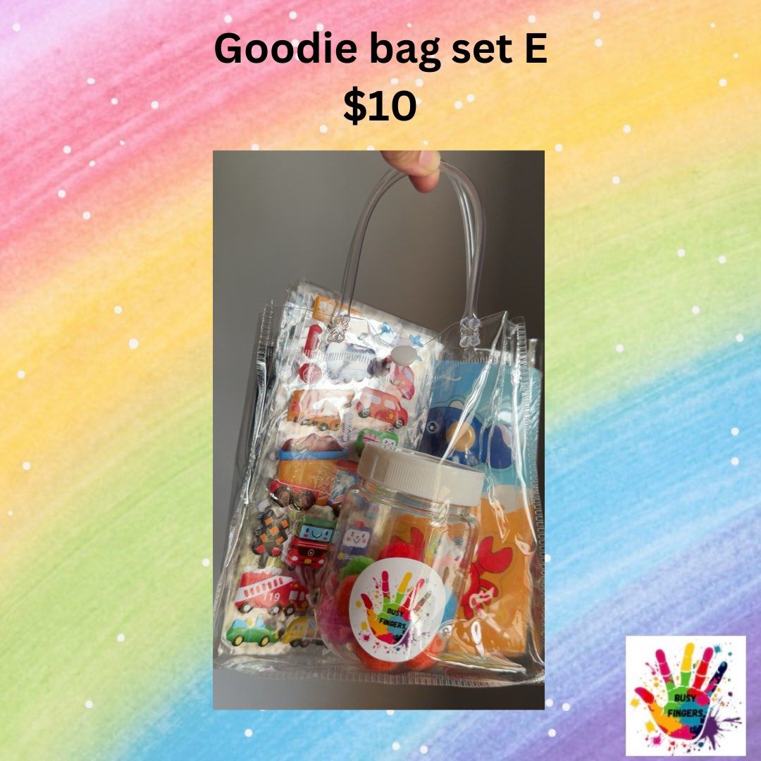 Goodie bag, party favours birthday bag, children's day gift set