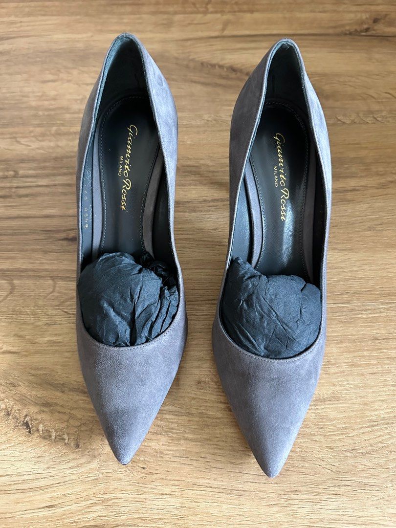Grey suede stilettos new arrivals