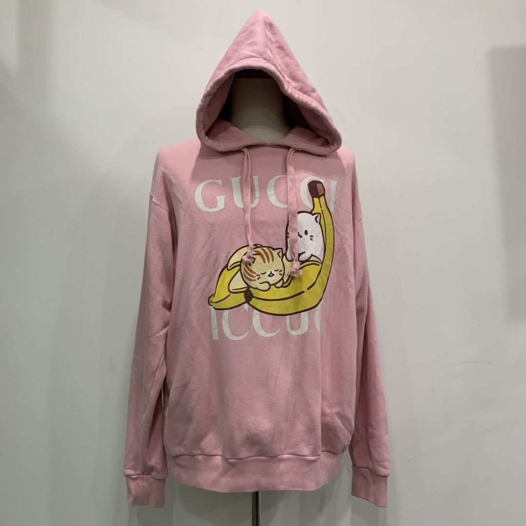 Gucci pink cat sweater sale