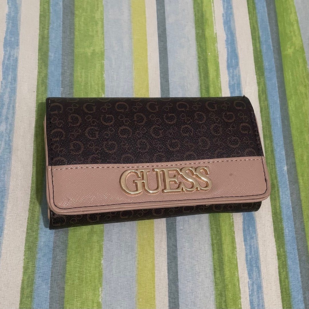 GUESS Wallet Women s Fashion Bags Wallets Wallets Card holders on Carousell