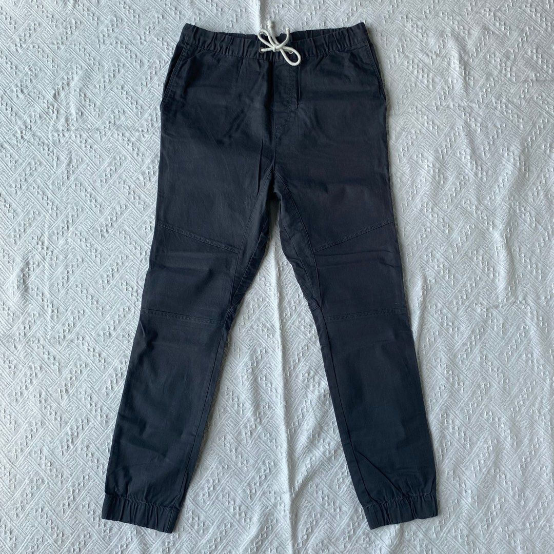H M Divided Cotton Drawstring Men s Jogger