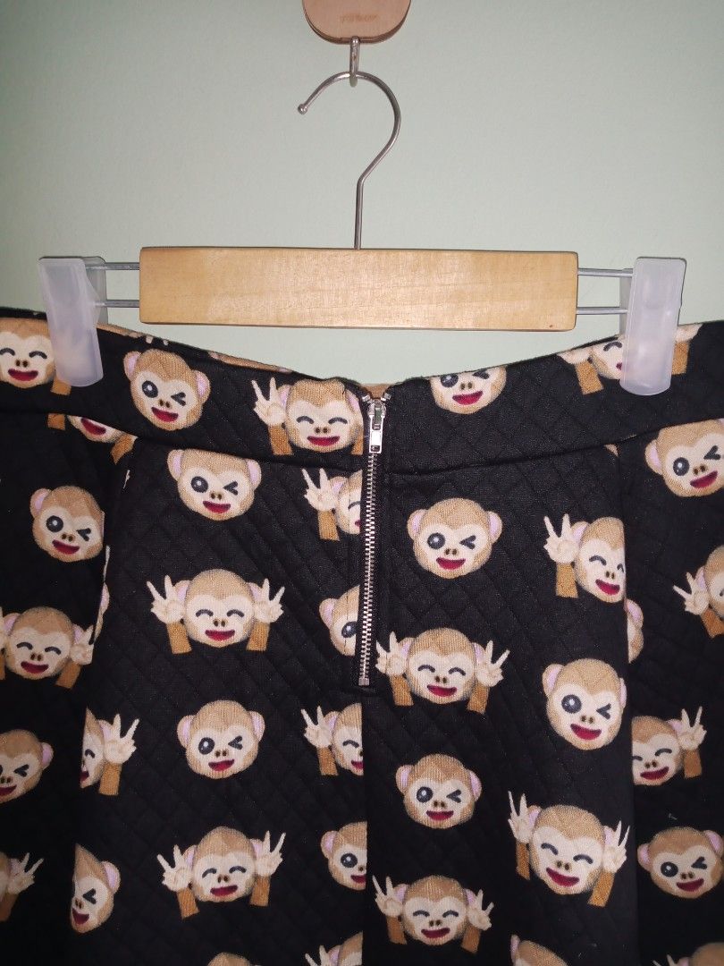 H M Monkey Skirt Fesyen Wanita Pakaian Wanita Gaun Rok di Carousell