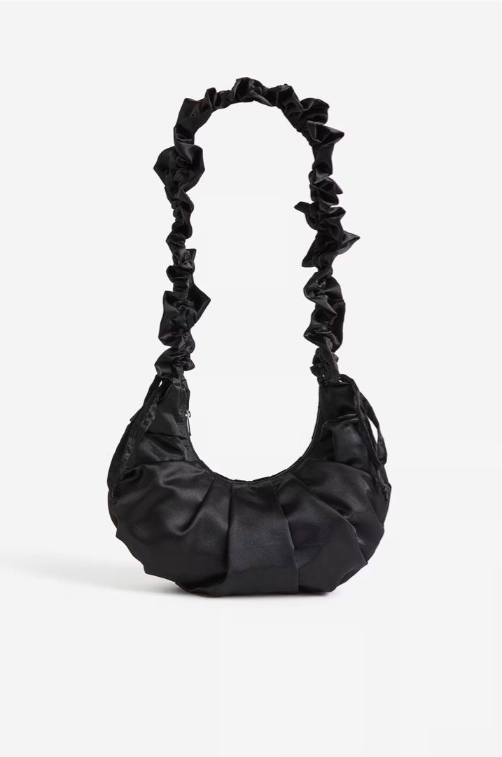 H&M Ruched satin handbag (Category: Shoulder Bags) located in Mangaldan. Submitted by nanabanana13 (Listing ID 1312950437, Image 1). Description: Brand New Never used Viral tiktok bag.