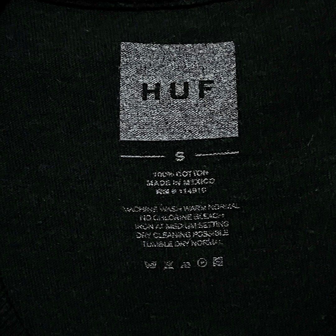 HUF MEMORIAL BOX LOGO T SHIRT Men s Fashion Tops Sets Tshirts Polo Shirts on Carousell