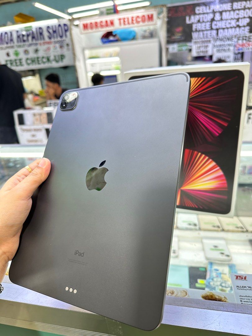 Ipad Pro m1 11' 2021 128GB WIFI ONLY NO ISSUES (Category: iPad) located in San Juan City. Submitted by saabangadgetshop (Listing ID 1313012921, Image 3). Description: Onhand | Pre-owned Ipad Pro M1 11' 2021 Wifi only 128GB NTC APPROVED NO HIDDEN ISSUES NO HISTORY OF REPAIR 99%Smooth TEST TO SAWA RESET ALL YOU WANT NOT REFURBISHED AUTHENTIC PHONE ALL WORKING Mode of Payment : ⬇️ ▪️Cash ▪️Bank Transfer ▪️Gcash ▪️Credit Card + interest ▪️Ggives + in