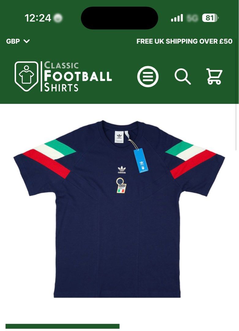 Italy Euro 2024 Retro Originals Tee Men s Fashion Tops Sets Tshirts Polo Shirts on Carousell