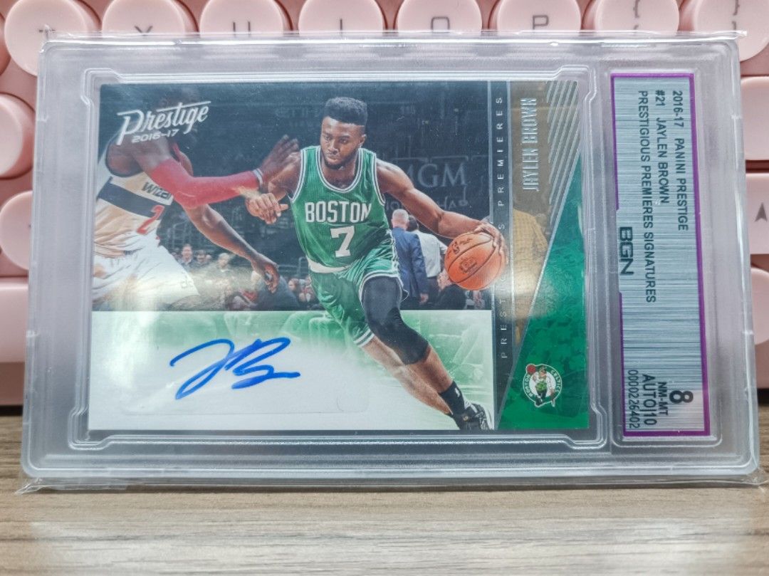 Jaylen Brown 2016-17 Panini Prestige 21 Prestigious Premieres Auto 