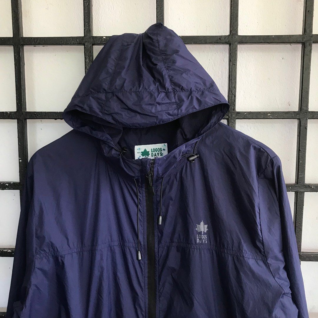 Logos days windbreaker light navy jacket Men s Fashion Coats Jackets and Outerwear on Carousell