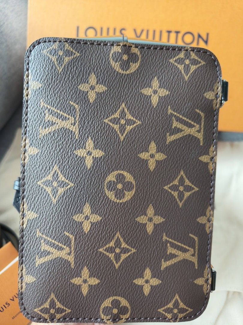 Louis Vuitton Monogram Hot Springs Black Patent Backpack