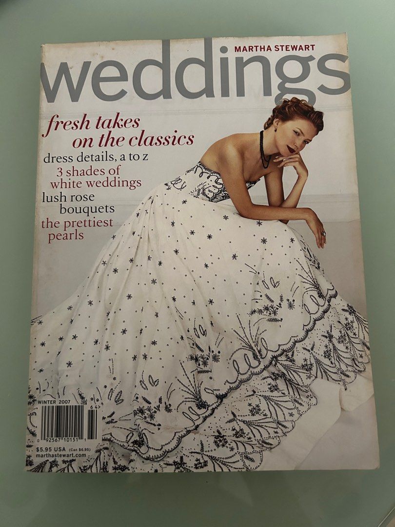 martha stewart weddings (Category: Storybooks) located in Mandaluyong City. Submitted by jeunefille168 (Listing ID 1312923105, Image 1). Description: second hand martha stewart weddings winter 2007 shipping for the account of the buyer payment options: bpi bdo or gcash no reservations allowed.