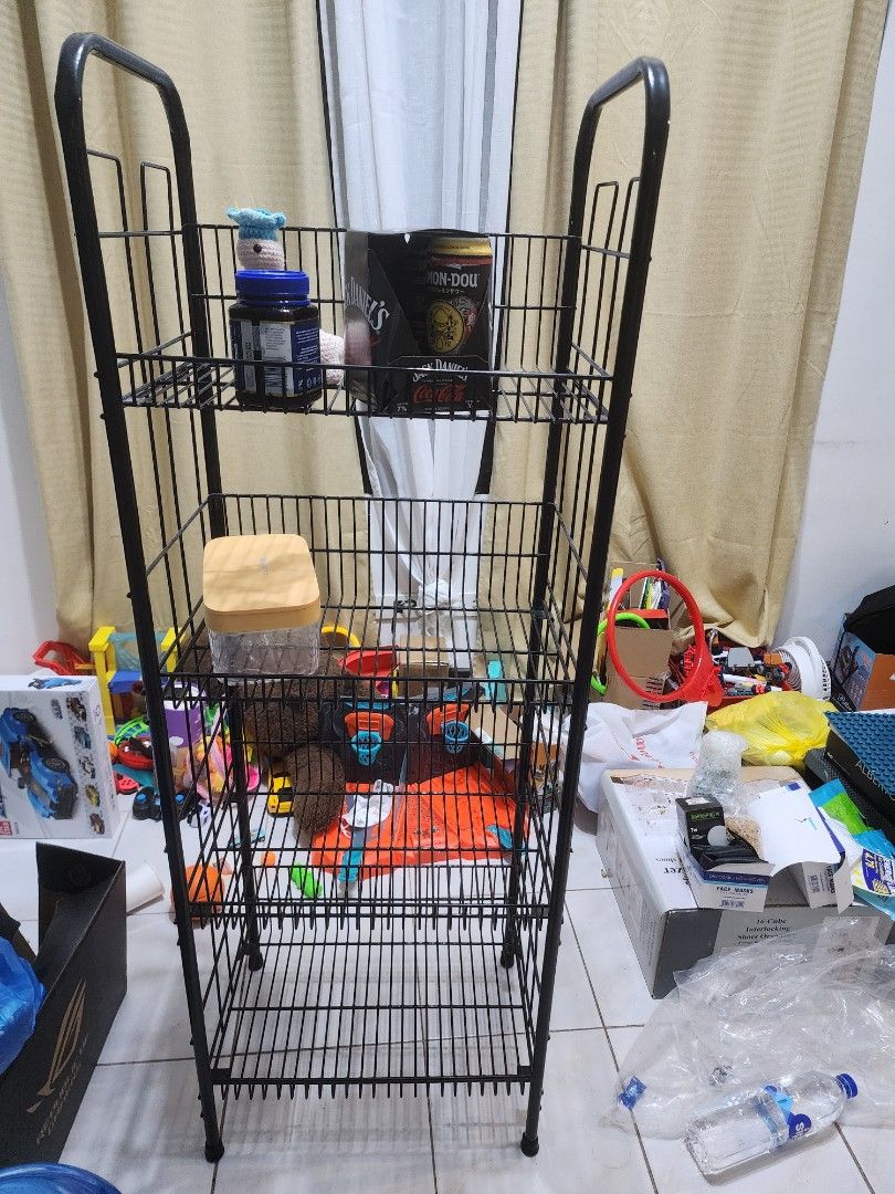 Metal Kitchen storage rack (Category: Storage Boxes & Baskets) located in Manila. Submitted by apbestbuysph (Listing ID 1312879163, Image 1). Description: Heavy Duty no issues decluttering pick up at cabuyao, laguna.