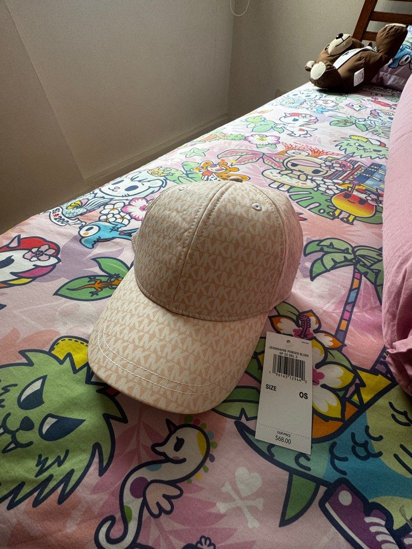 Brand New Michael Kors Signature Baseball Hat Powder Blush