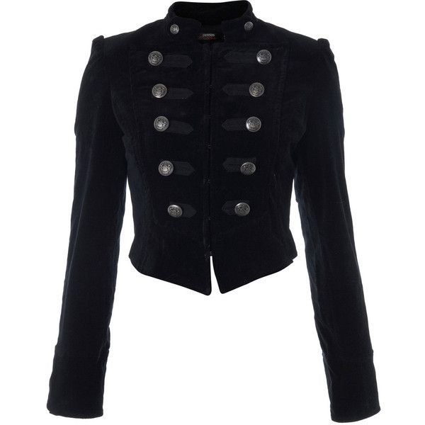 Miss selfridge military coat top