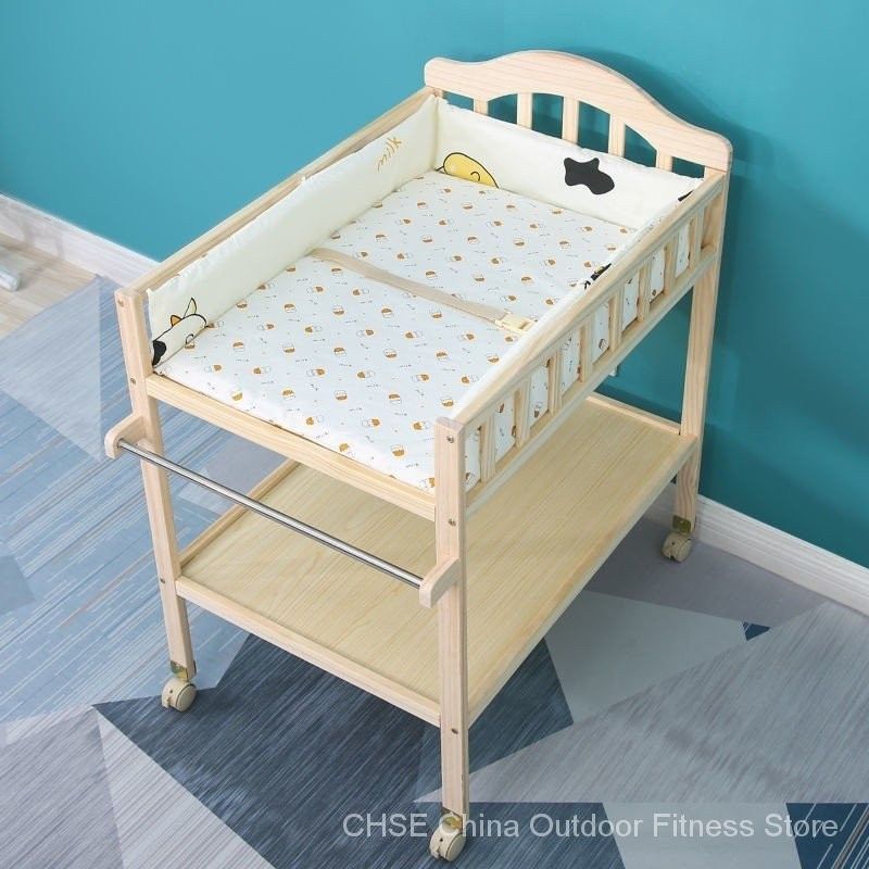 Multi functional Solid Wood Care Baby Diaper Changing Touching Bath Table One piece Crib Babies Kids Baby Nursery Kids Furniture Other Kids Furniture on Carousell