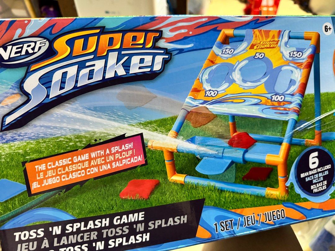 Nerf Super Soaker (Category: Action & Battle Toys) located in Makati City. Submitted by cathgarciaa (Listing ID 1312996996, Image 1). Description: Brand new in box Nerf Super Soaker Distorted box Unwanted gifts from US.