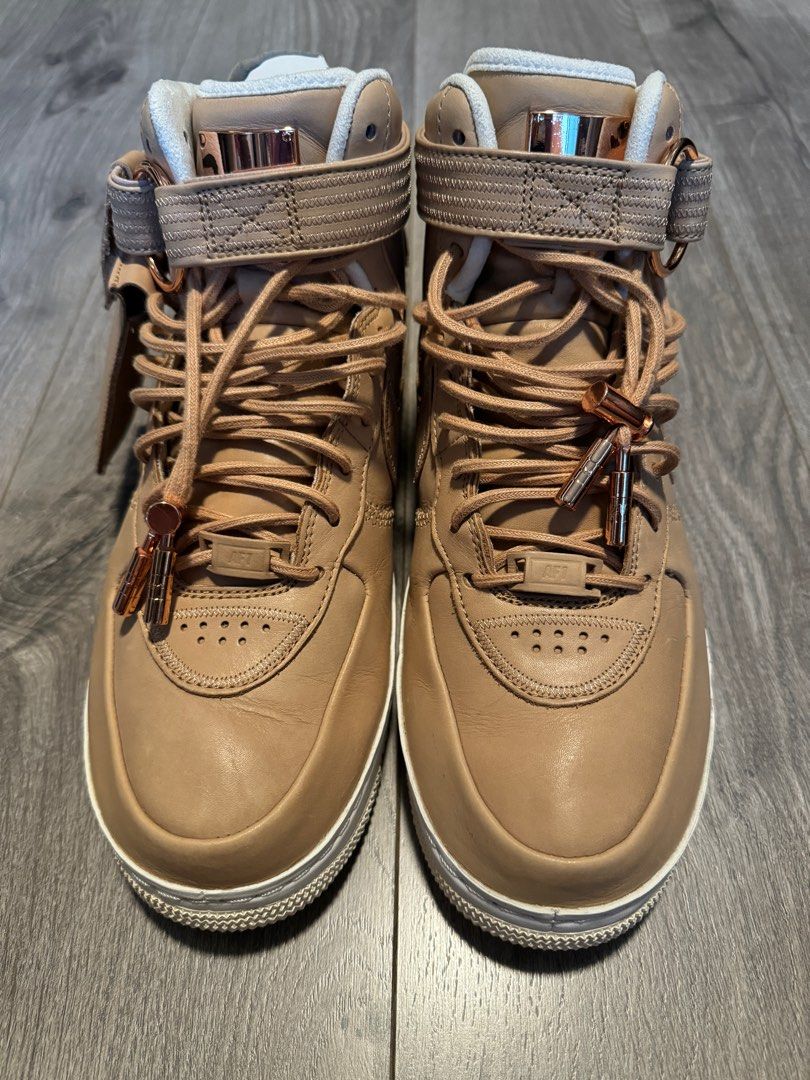 Nike tan high top sneakers shop