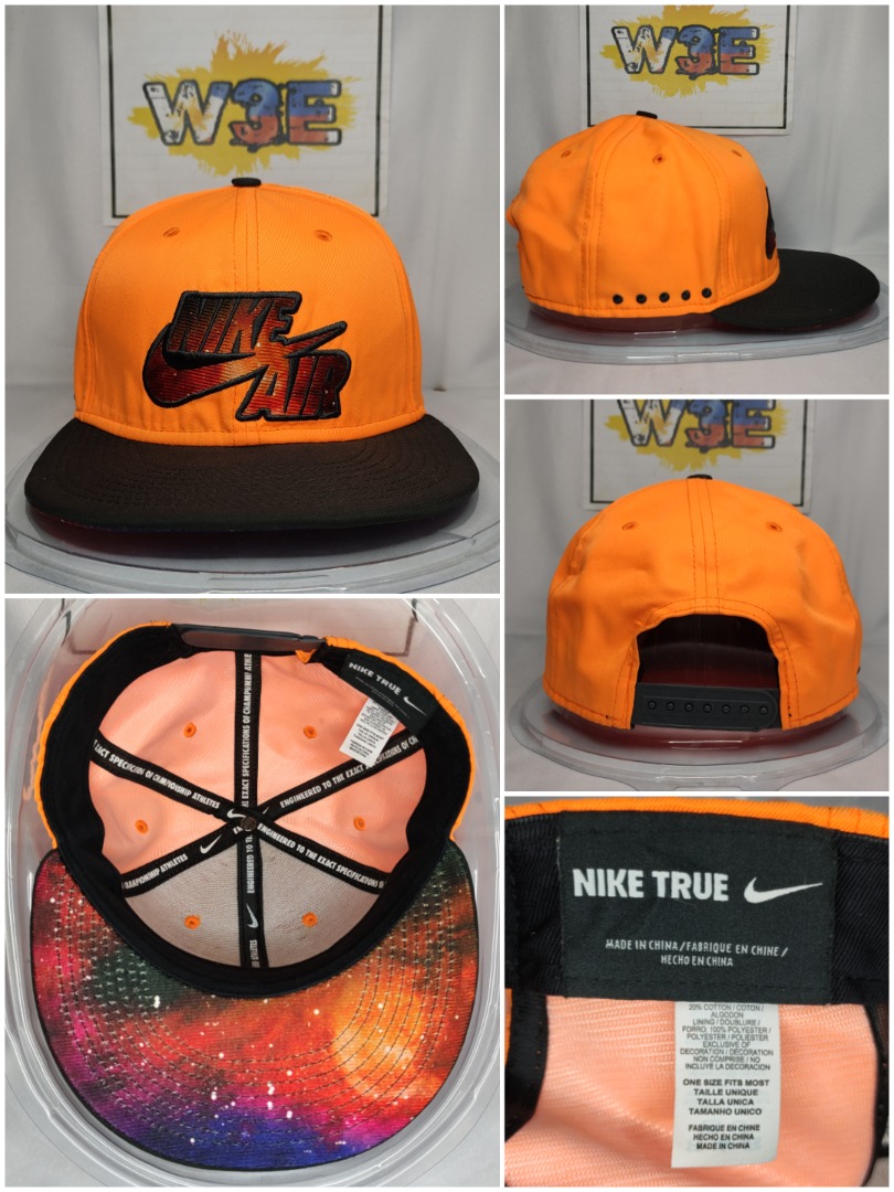 NIKE AIR SWOOSH ORANGE GALAXY SNAPBACK LEGIT Men s Fashion Watches Accessories Caps Hats on Carousell