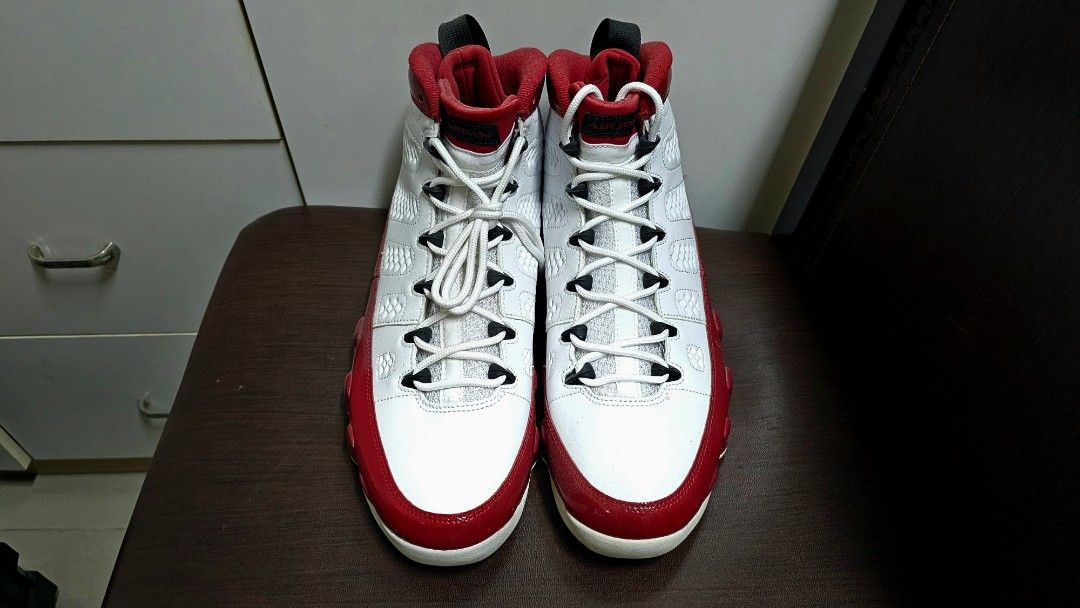 Nike Jordan 9 Retro White Gym Red US 10.5 Carousell