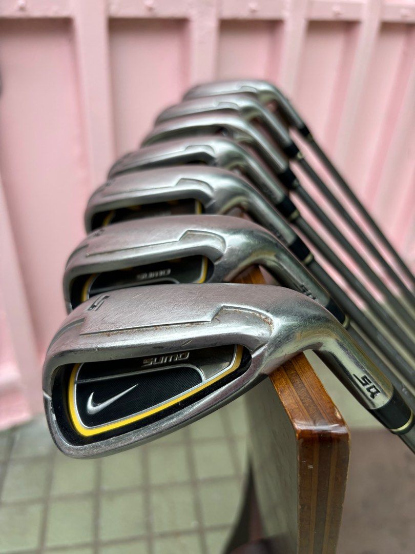 Nike SQ Golf Set with Nike Bag (Category: Golf) located in Manila. Submitted by eclipse58 (Listing ID 1312958255, Image 3). Description: COMPLETE Nike SQ Golf Set ✅️ 5-9 Irons, Approach Wedge & Sand Wedge ✅️ Nike SQ Driver, Nike Slingshot 3 Hybrid & Nike SQ 5 Woods ✅ Odyssey White Hot Putter & Nike Golf Bag ✅️ Original Nike Graphite Shaft & Grips ✅️ Very good condition & NO ISSUES Selling Price: 23,980 Location: Quezon City.