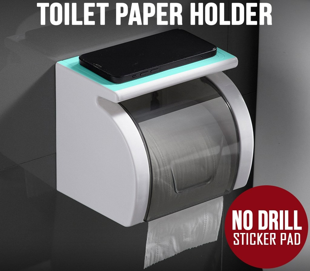 No Drill Toilet Paper Holdernull