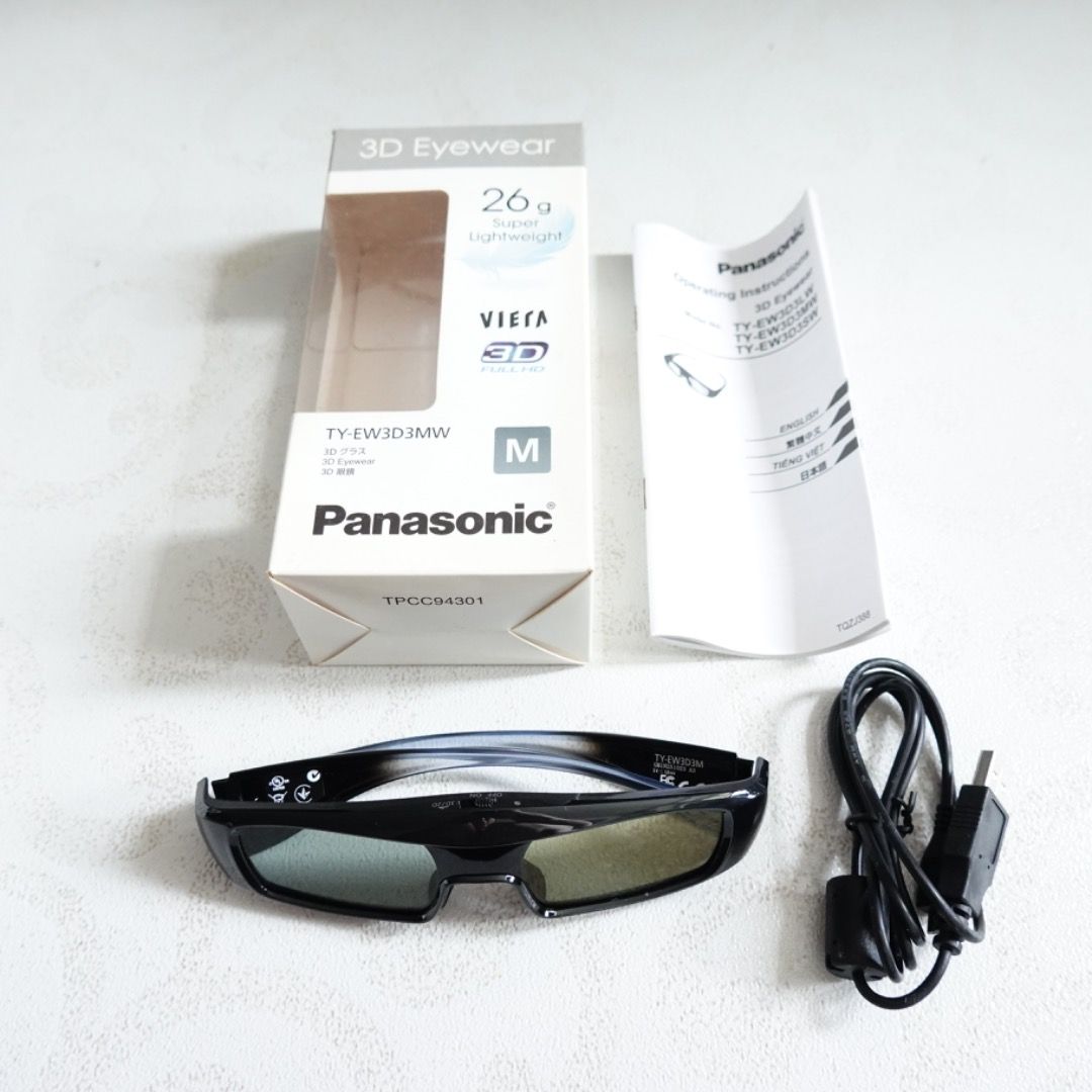 Panasonic 3Dメガネ TY-ER3D4MW Mサイズ Panasonic 3Dメガネ TY-ER3D4MW Mサイズ Panasonic アクティブ