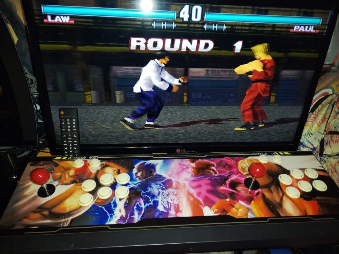 Pandora's Box Arcade with 32" LG TV (Category: Others) located in Paranaque City. Submitted by zabros (Listing ID 1312870192, Image 3). Description: 2499php Pandora's Box Arcade with 32" LG TV Inclusions: Pandora 9s arcade system Power supply Hdmi cable Add 2k for additional 32" LG LED TV with power cable and tv remote *very slight ghost movement on left joystick but still 100% tolerable and playable **does not affect gameplay and performance 💯 