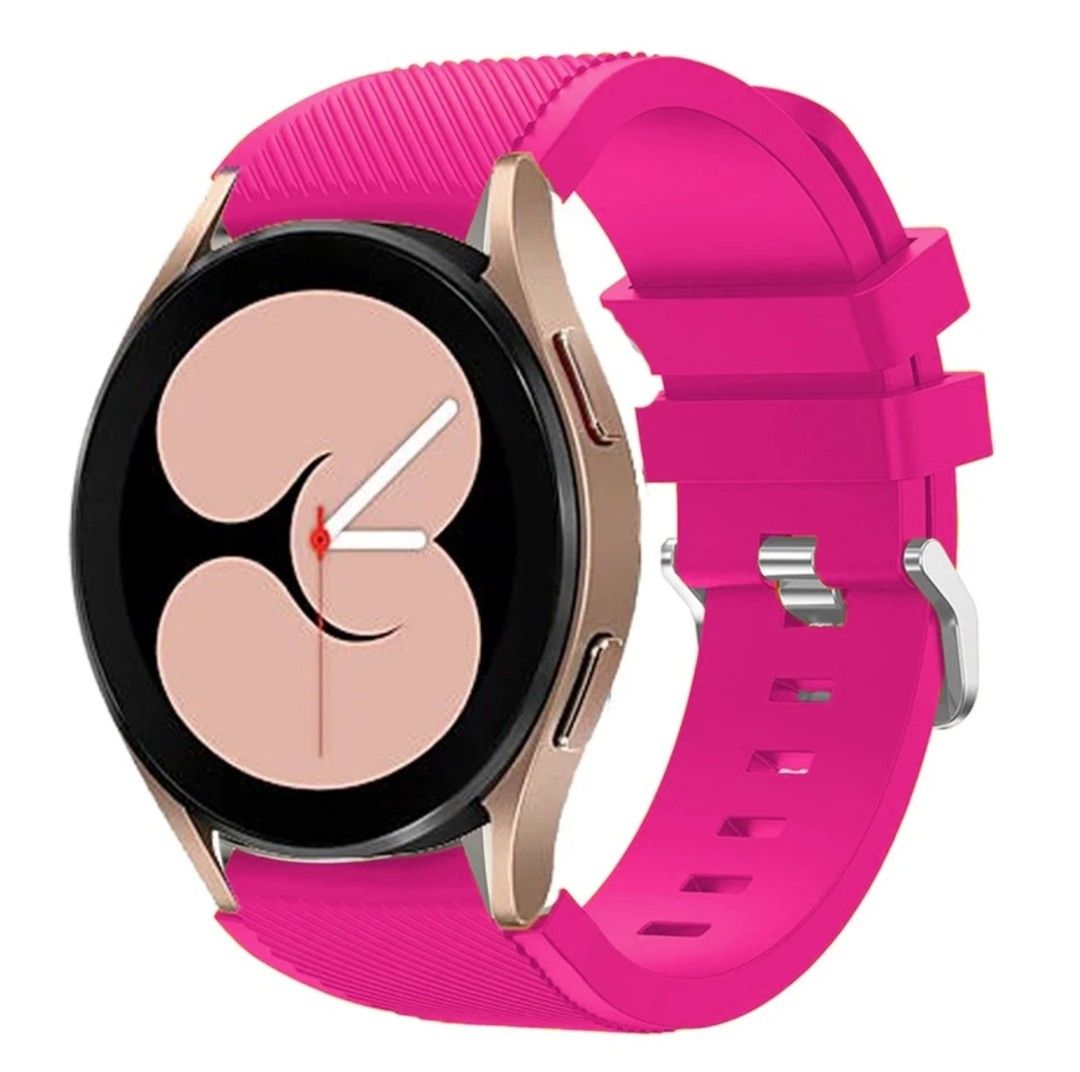 Pink 22mm Soft Silicone Watch Band For Samsung Gear S3 Frontier Galaxy Huawei GT Watch 46mm Garmin Forerunner 745 Women s Fashion Watches Accessories Watches on Carousell