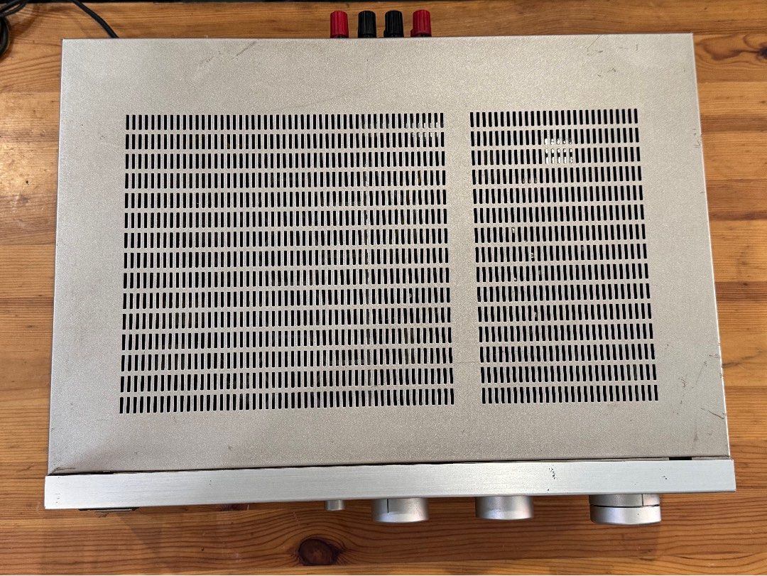 Pioneer A-3R Integrated Amplifier (Category: Soundbars, Speakers & Amplifiers) located in Talisay. Submitted by kim_rey (Listing ID 1313007946, Image 2). Description: ⚠️110volts from Japan 🇯🇵⚠️ ▪️Type Stereo pre-main amplifier ▪️Maximum practical power 90W + 90W (4 ohm, EIAJ) ▪️Rated output (Both channel drive, 20 Hz to 20 kHz) 50W + 50W (6 Ω, 0.03%) 40W + 40W (8 Ω, 0.01%) ▪️Input Sensitivity / Impedance Phono MM : 2.5mV/50k Ω ▪️CD, Tuner, Line
