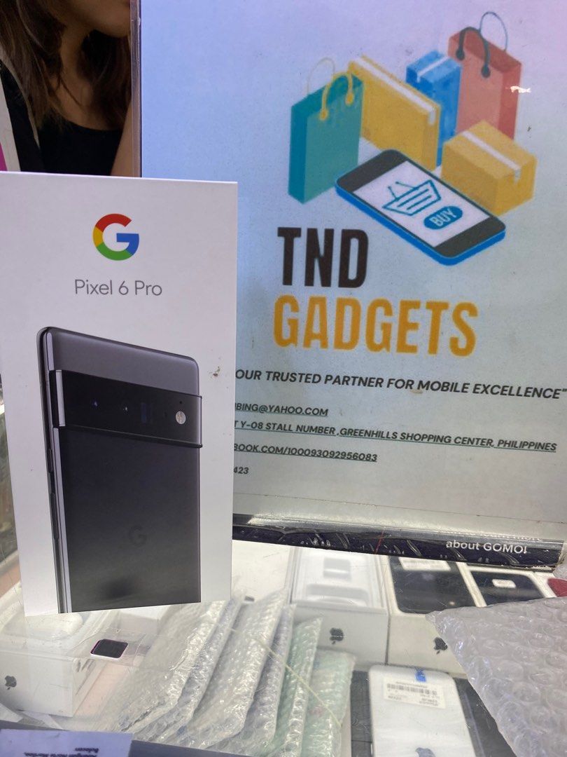 Pixel 6 Pro (Category: Google Pixel) located in Pasig City. Submitted by melissaomb01623 (Listing ID 1312927173, Image 3). Description: Pixel 6 Pro 12gb Ram 128gb Rom Brand new sealed US variant 📌pick up store in greenhills shopping center 📌we do cod in metro manila and near provinces just add sf only 📌we ship nationwide via LBC 💯we accept swap/trade in 📌we accept credit card/ggives 📌for fast transaction make a call 09102326423/09060037502.