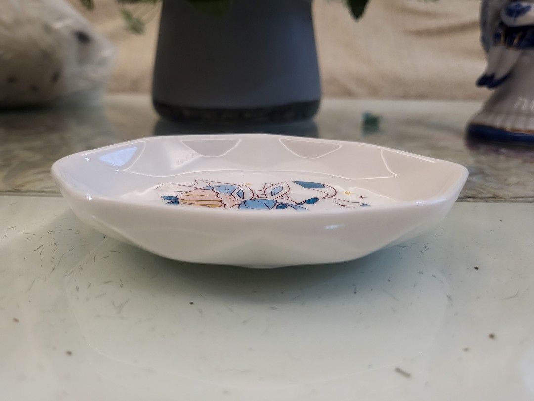 Pokemon Glaceon Ceramic Saucer Plate (Category: Dinnerware & Cutlery) located in San Fernando. Submitted by jpmarketplace2023 (Listing ID 1312877527, Image 3). Description: 💚 All items are authentic from Japan. 💛 MOP: GCash (❌️ GCash Protect) 🩵 MOD: LBC only (❌️ S. Checkout, COD, COP) 💙 Meet-up: Vista Mall, San Fernando, Pampanga 💜 All items are on-hand. 🧡 First to pay gets the item first. ❤️ Breakable items are packed with care and caution