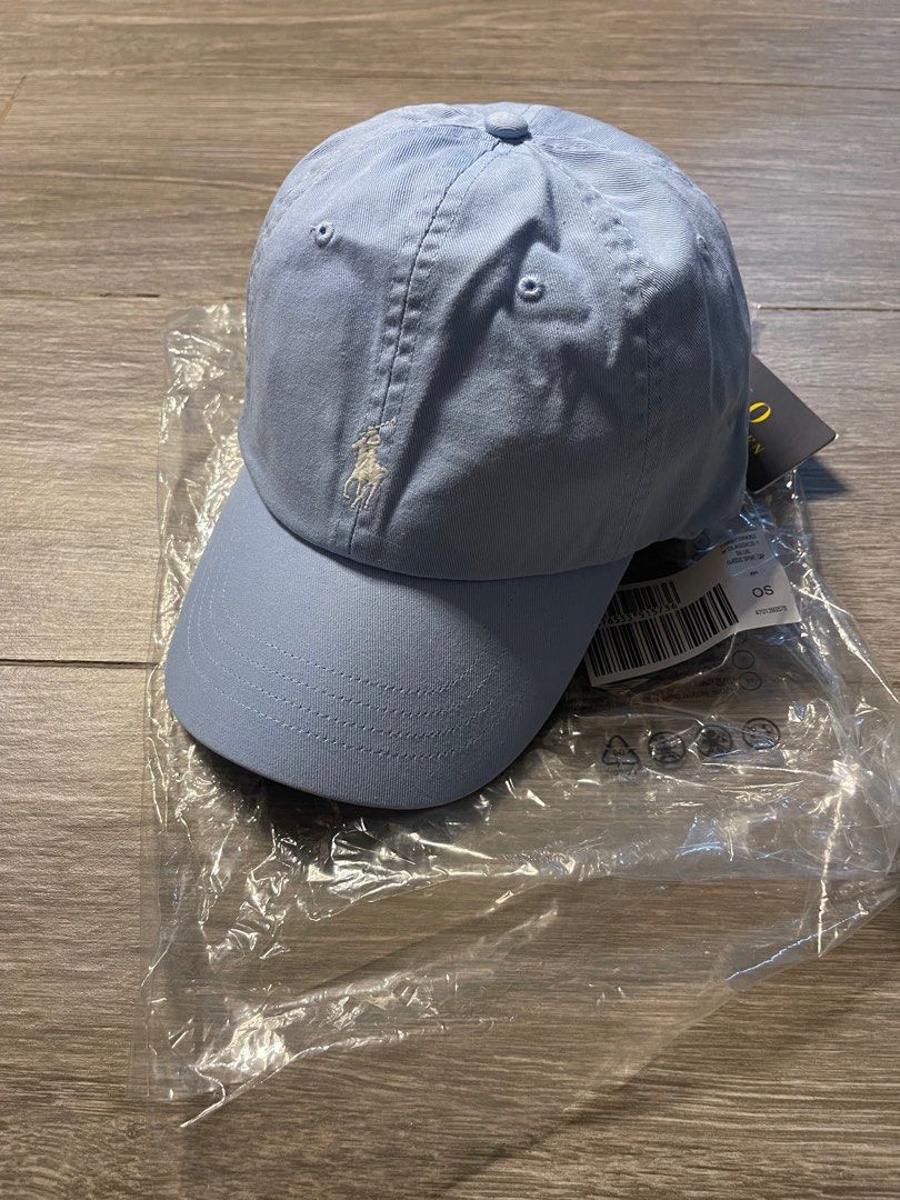 Polo Ralph Lauren cap in light blue with pony logo Carousell