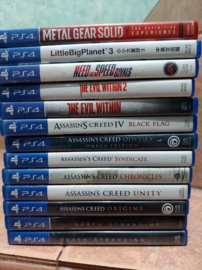 PS4 GAMES FOR SALE updated (7/7) (Category: PlayStation) located in Santa Rosa. Submitted by agentred1142 (Listing ID 1312986975, Image 2). Description: PS4 GAMES For Sale or For Trade COD Black Ops COLD WAR - 1300 Red Dead Redemption 2 (w/ map) - 1100 Little Nightmare 2 - 900 Heavy Rain / BEYOND: 2 Souls Collection - 900 Spiderman - 800 Avengers - 800 World War Z - 800 GTA V (with map) - 700 Assassins Creed Odyssey (Omega Ed) - 700 Dragon Ball Z