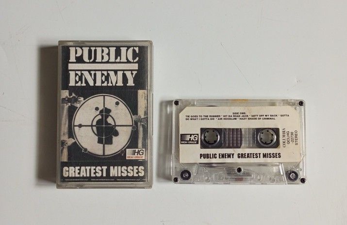 PUBLIC ENEMY - GREATEST MISSES ( CASSETTE ) (Category: CDs & DVDs) located in Makati City. Submitted by KAMUSIKATAYO (Listing ID 1312901380, Image 1). Description: PRE OWNED VERY GOOD CONDITION.