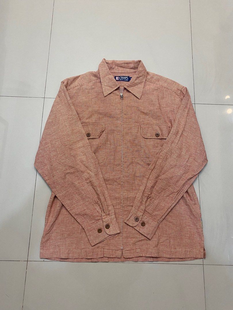 Ralph Lauren Chaps zip up flannel (Category: Tshirts & Polo Shirts ) located in Manila. Submitted by pharrell124 (Listing ID 1313001443, Image 1). Description: Chaps by rl zip up flannel fits large 22.5x28 no issues .