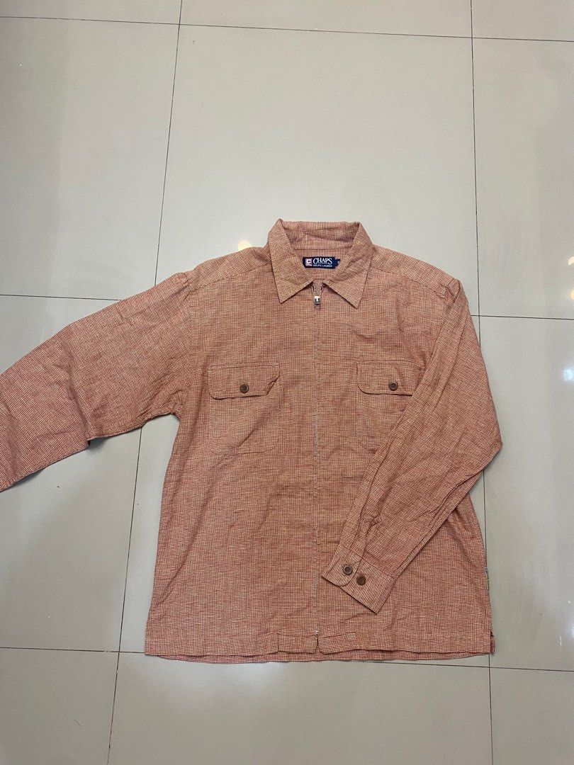 Ralph Lauren Chaps zip up flannel (Category: Tshirts & Polo Shirts ) located in Manila. Submitted by pharrell124 (Listing ID 1313001443, Image 2). Description: Chaps by rl zip up flannel fits large 22.5x28 no issues .