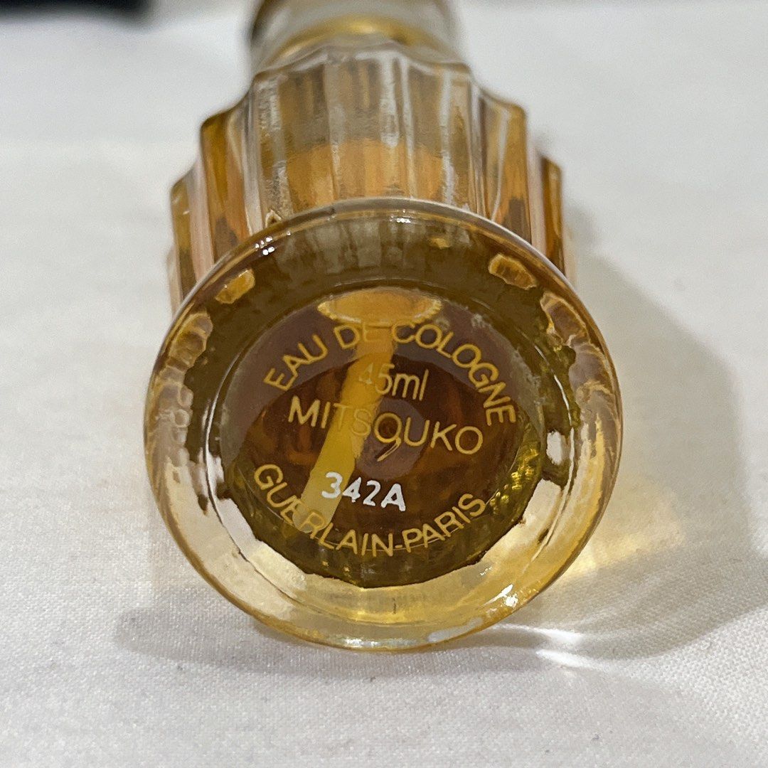 Rare Size! Mitsouko Guerlain Eau de Cologne 45ml Spray (Category: Fragrance & Deodorants) located in Cavite. Submitted by everythingjapan (Listing ID 1312967201, Image 2). Description: 45ml Unused Just stored Box has a bit of damage Perfume rating 4.03 out of 5 with 5,195 votes Mitsouko Eau de Toilette by Guerlain is a Chypre Fruity fragrance for women. Mitsouko Eau de Toilette was launched in 1919. The nose behind this fragrance is Jacques Guerl