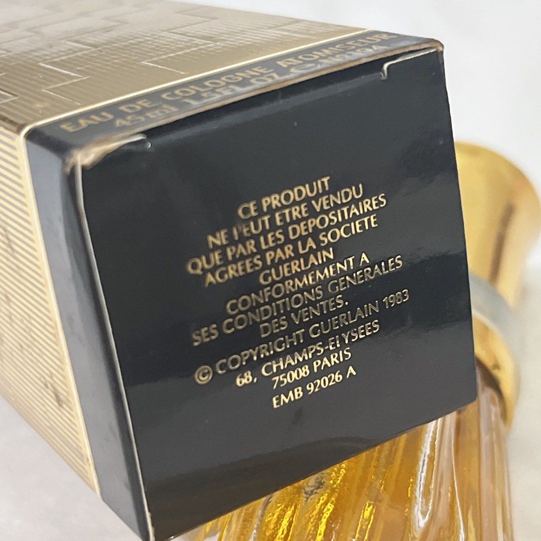 Rare Size! Mitsouko Guerlain Eau de Cologne 45ml Spray (Category: Fragrance & Deodorants) located in Cavite. Submitted by everythingjapan (Listing ID 1312967201, Image 3). Description: 45ml Unused Just stored Box has a bit of damage Perfume rating 4.03 out of 5 with 5,195 votes Mitsouko Eau de Toilette by Guerlain is a Chypre Fruity fragrance for women. Mitsouko Eau de Toilette was launched in 1919. The nose behind this fragrance is Jacques Guerl